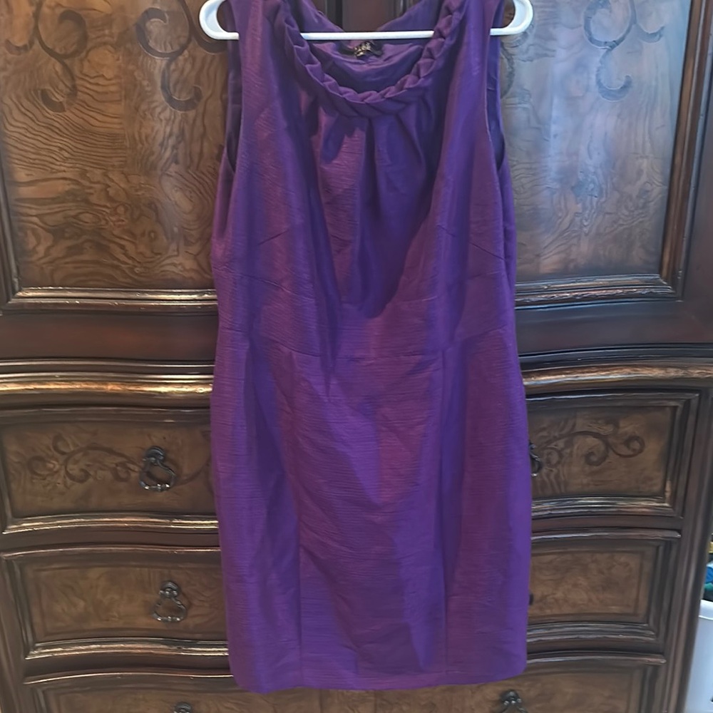 Alex Marie Purple Sleeveless Dress size 16